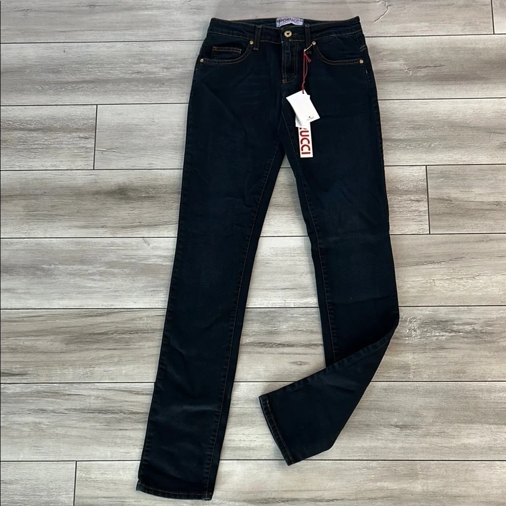 Fiorucci Straight leg jeans size 26 long tall NWT